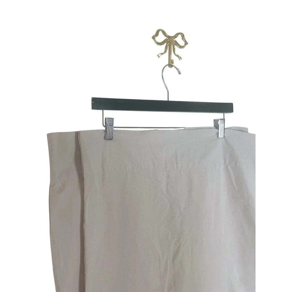 India Hicks Island Living Beige Cotton Linen Blend King Pillowcase Neutral